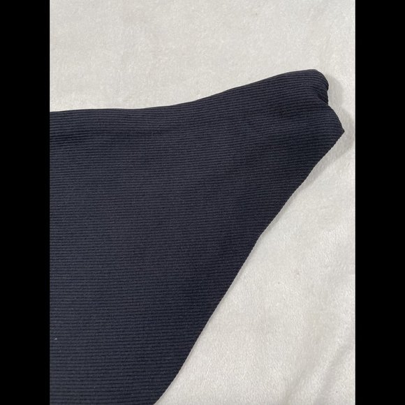 NWT‎ $58 Becca Loreto Ribbed Black Bikini Bottoms. SZ Medium - Picture 8 of 10